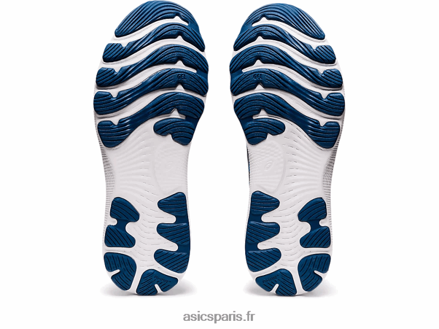 Hommes Asics gel-nimbus 24 extra large BXL8B21521 route du lac/vert de danger