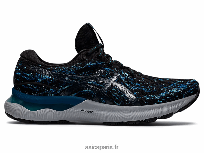Hommes Asics gel-nimbus 24 mk BXL8B21193 noir/bleu mako