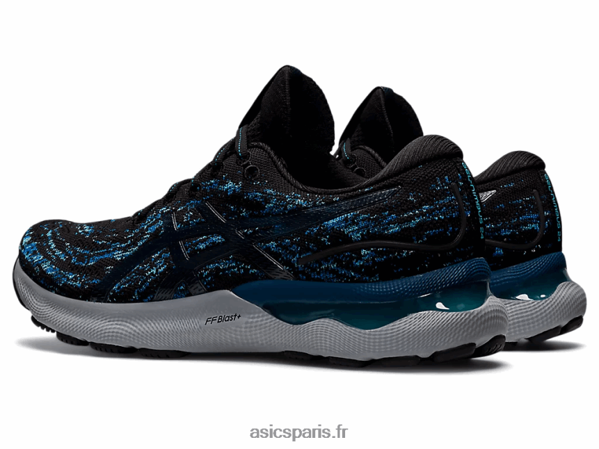 Hommes Asics gel-nimbus 24 mk BXL8B21193 noir/bleu mako