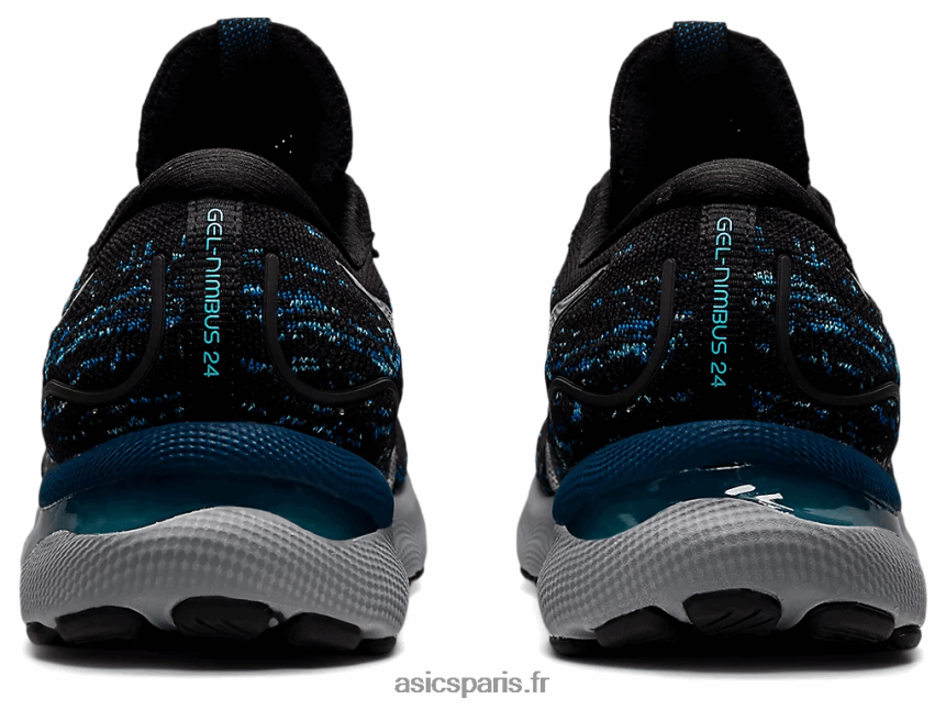 Hommes Asics gel-nimbus 24 mk BXL8B21193 noir/bleu mako