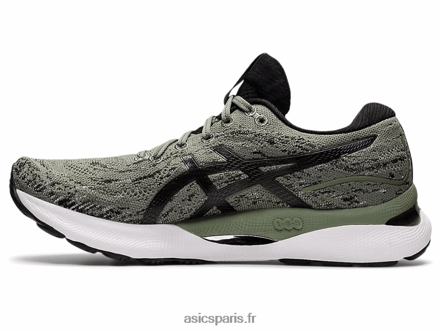 Hommes Asics gel-nimbus 24 mk BXL8B21205 vert lichen/noir