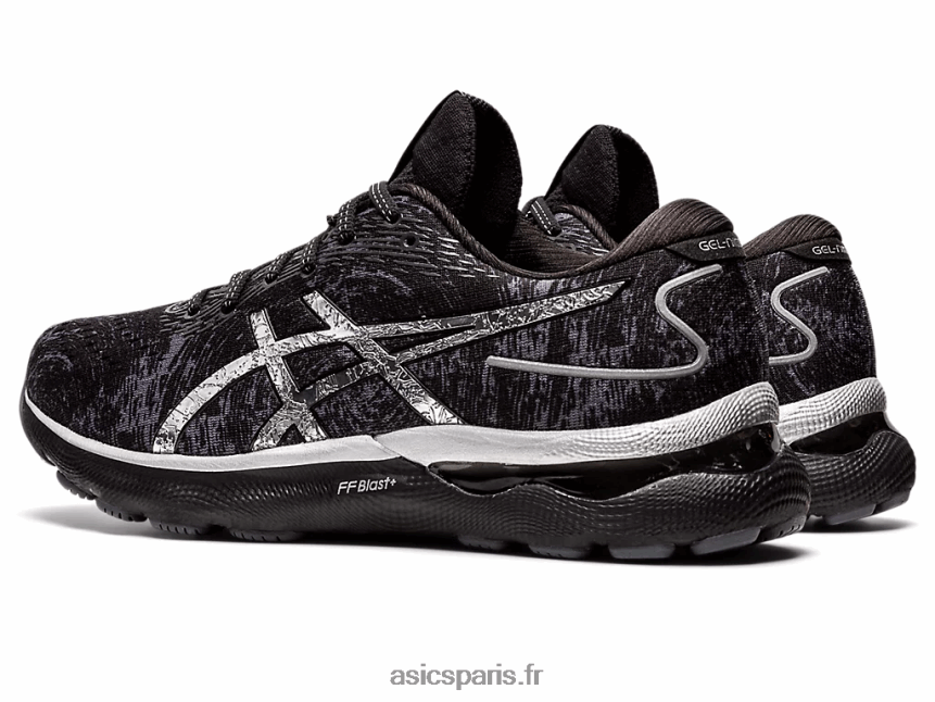 Hommes Asics gel-nimbus 24 platine BXL8B21525 gris porteur/argent pur