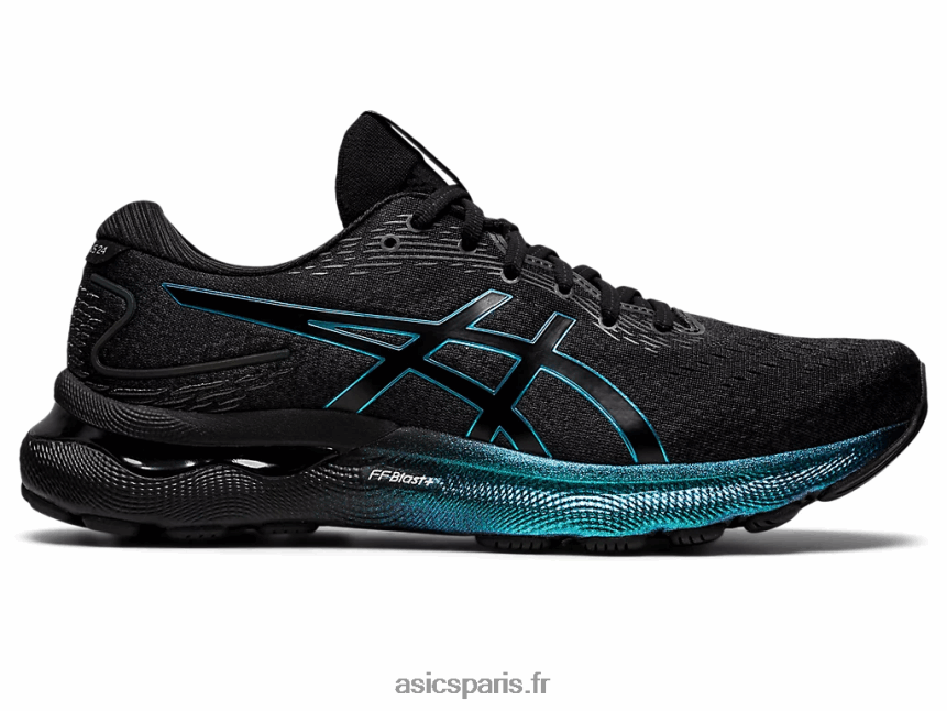 Hommes Asics gel-nimbus 24 platine BXL8B2778 noir