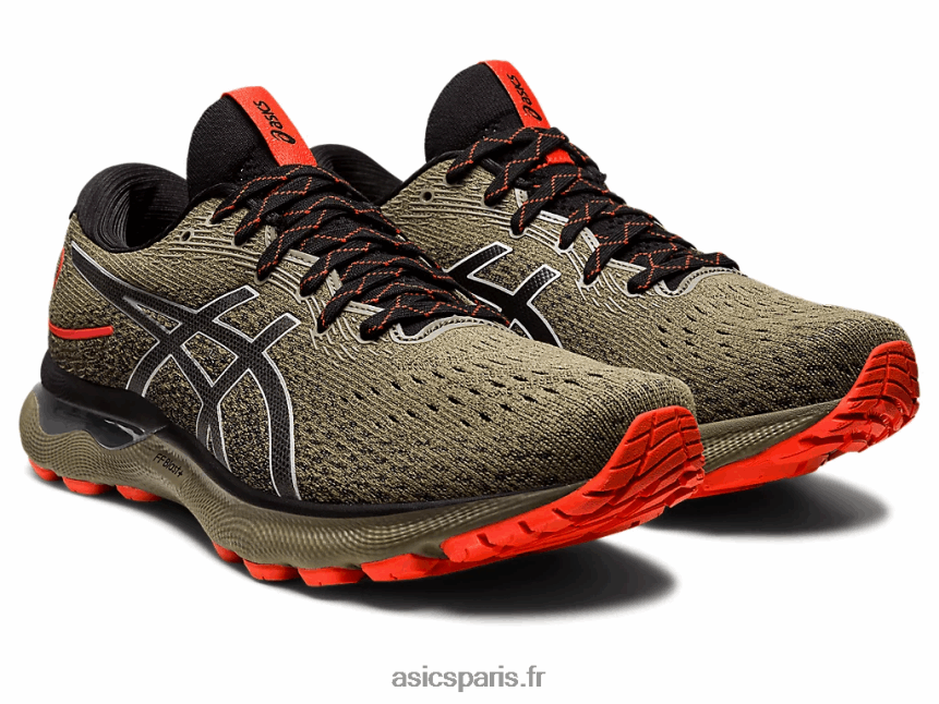 Hommes Asics gel-nimbus 24 tr BXL8B2788 baignade nature/olive