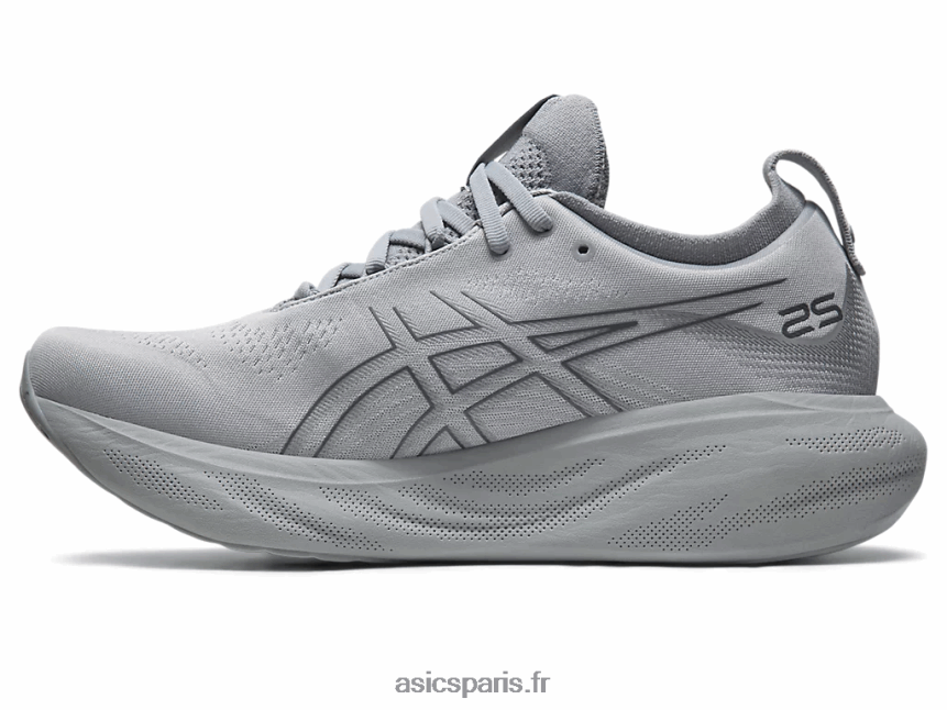 Hommes Asics gel-nimbus 25 BXL8B2332 plaque de gypse/gris porteur