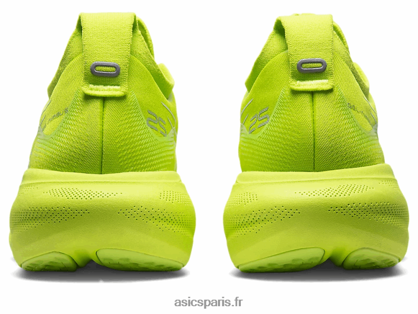 Hommes Asics gel-nimbus 25 BXL8B2336 zeste de citron vert/blanc