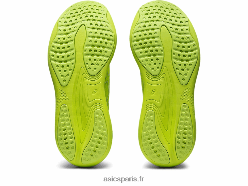 Hommes Asics gel-nimbus 25 BXL8B2336 zeste de citron vert/blanc