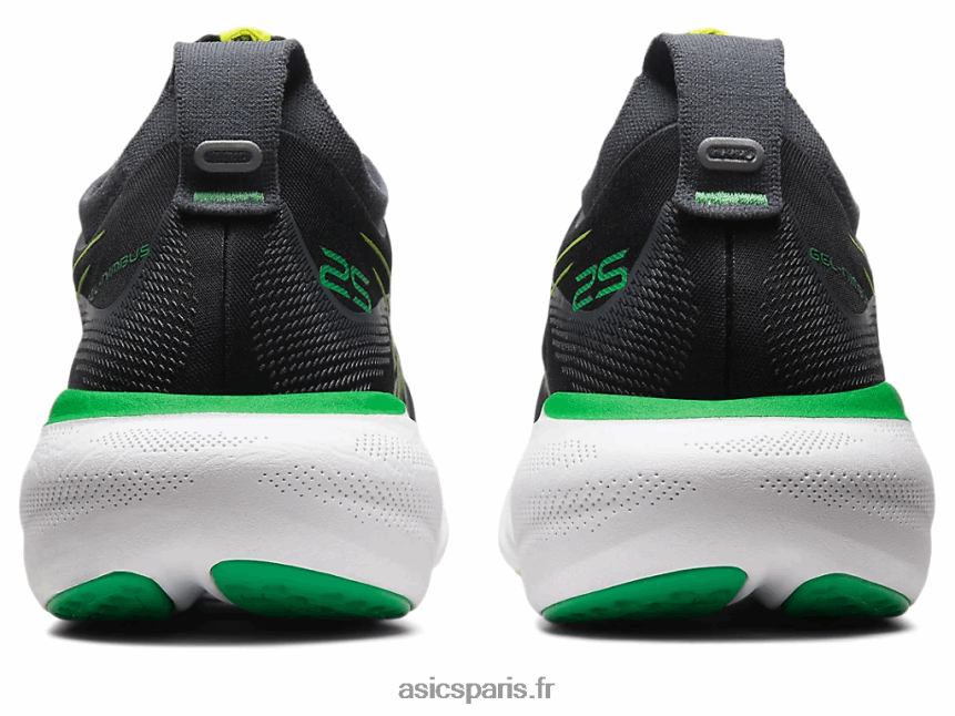Hommes Asics gel-nimbus 25 BXL8B2339 noir/zeste de citron vert