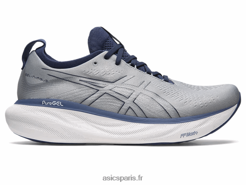 Hommes Asics gel-nimbus 25 extra large BXL8B2164 tôle/bleu indigo