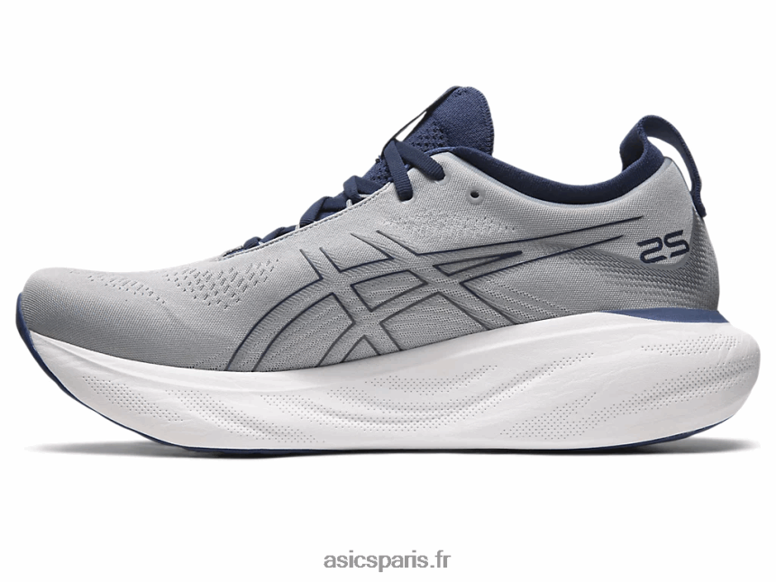 Hommes Asics gel-nimbus 25 extra large BXL8B2164 tôle/bleu indigo