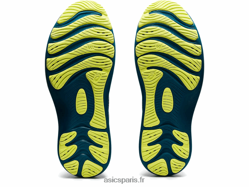 Hommes Asics gel-nimbus lite 2 BXL8B21869 sarcelle d\'eau profonde/noir