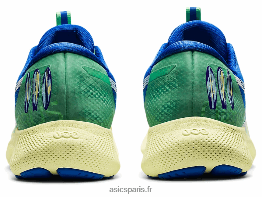 Hommes Asics gel-nimbus lite 2 lam BXL8B21942 compagnon jaune/blanc