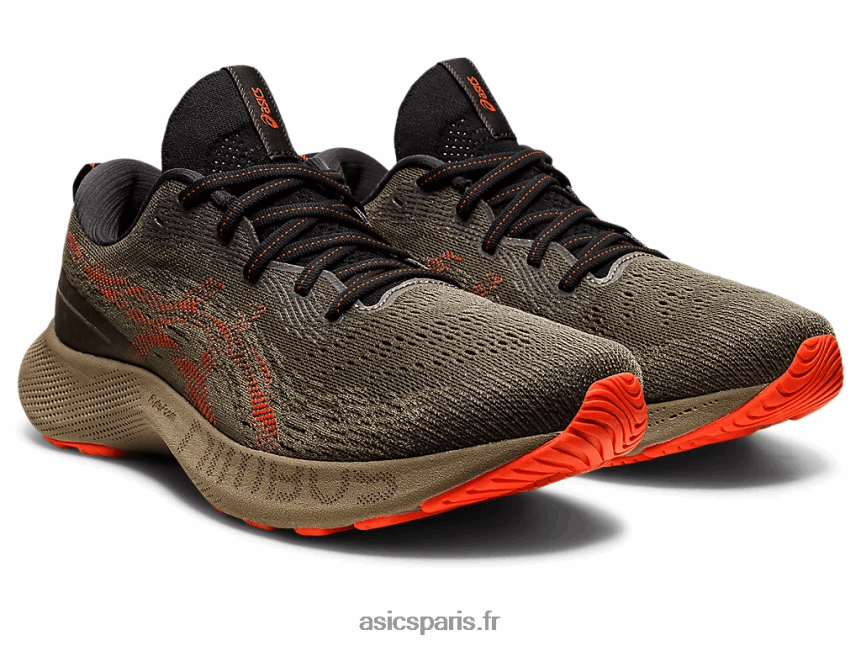 Hommes Asics gel-nimbus lite 3 BXL8B21062 manteau vert/tomate cerise