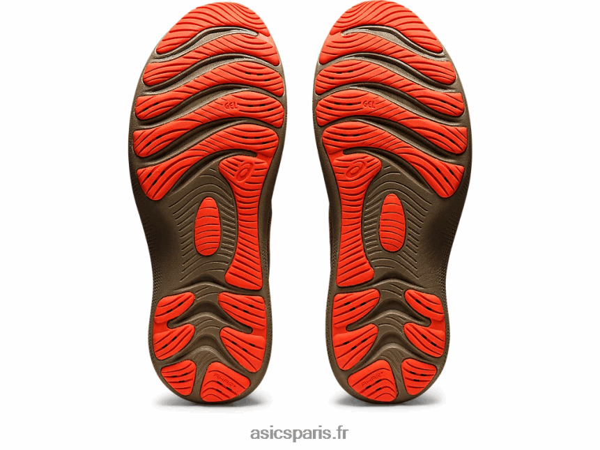 Hommes Asics gel-nimbus lite 3 BXL8B21062 manteau vert/tomate cerise