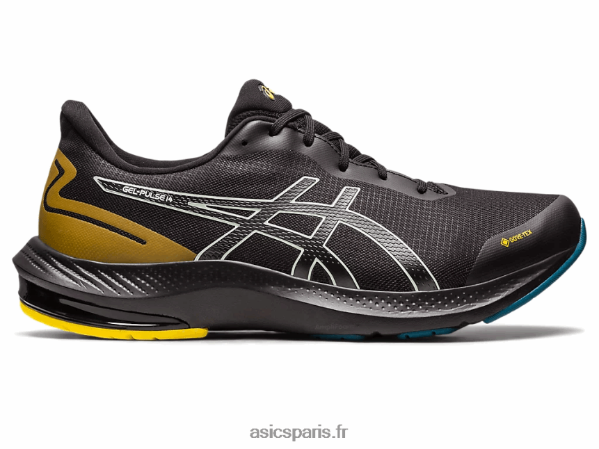 Hommes Asics gel pulse 14 gtx BXL8B2518 noir/vert murmure
