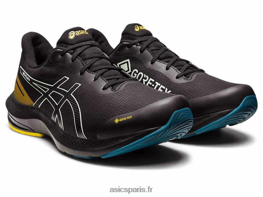 Hommes Asics gel pulse 14 gtx BXL8B2518 noir/vert murmure