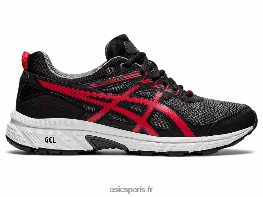 Hommes Asics gel-sangaku 2 BXL8B2592 métropole/rouge électrique