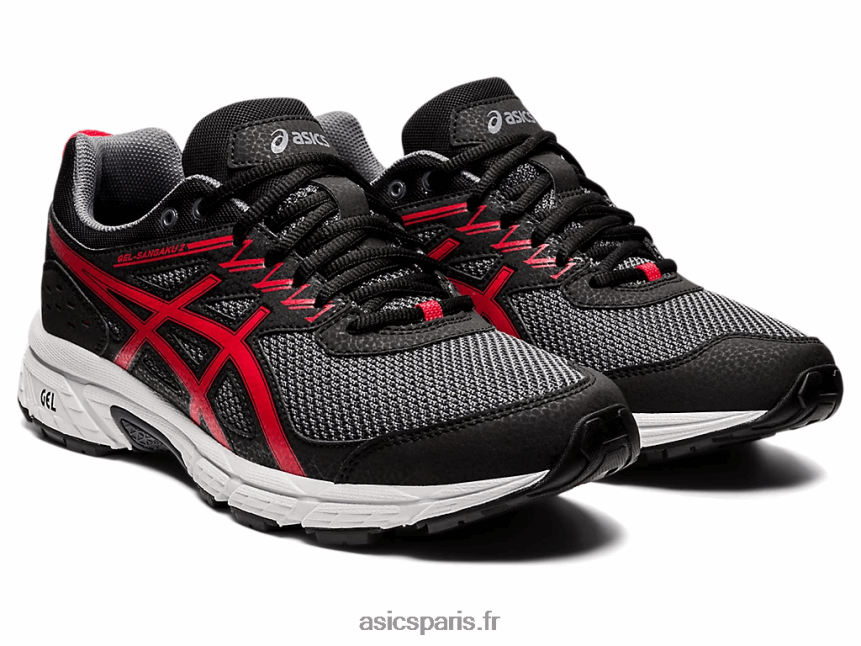 Hommes Asics gel-sangaku 2 BXL8B2592 métropole/rouge électrique