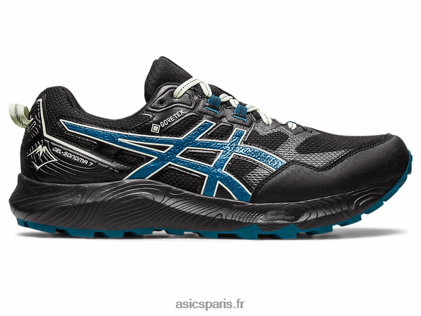 Hommes Asics gel sonoma 7 gtx BXL8B2244 noir/sarcelle d'encre