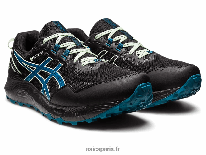 Hommes Asics gel sonoma 7 gtx BXL8B2244 noir/sarcelle d\'encre