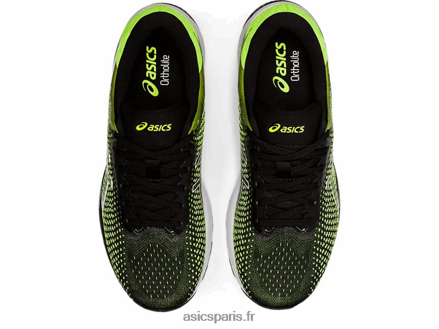 Hommes Asics gel-stratus 2 tricot BXL8B2686 jaune sécurité/noir