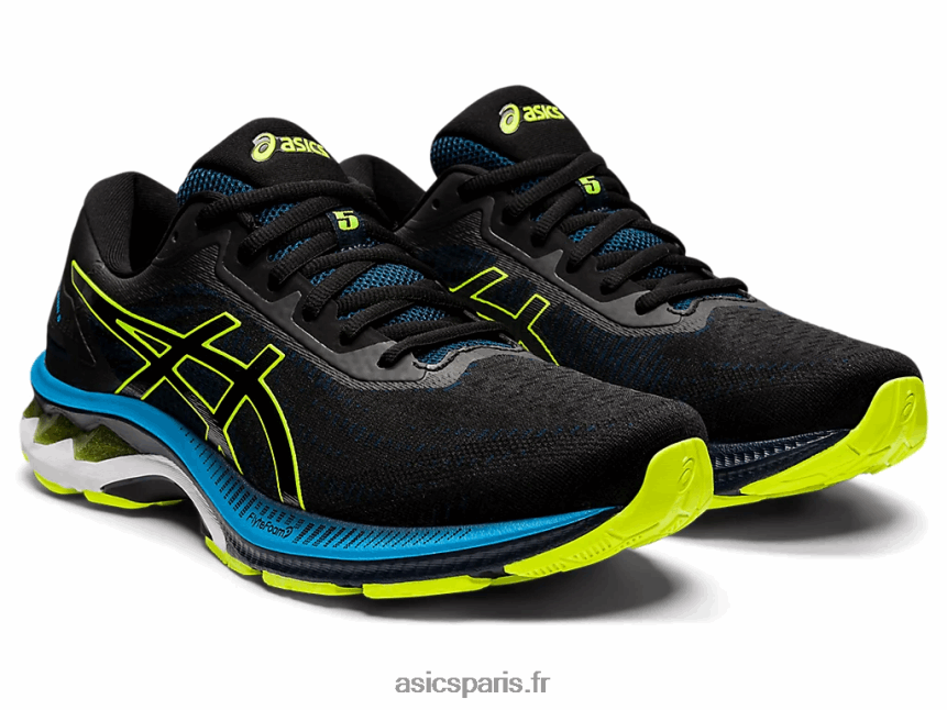 Hommes Asics gel-superion 5 BXL8B2687 bleu français/jaune de sécurité
