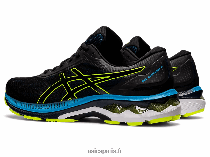 Hommes Asics gel-superion 5 BXL8B2687 bleu français/jaune de sécurité