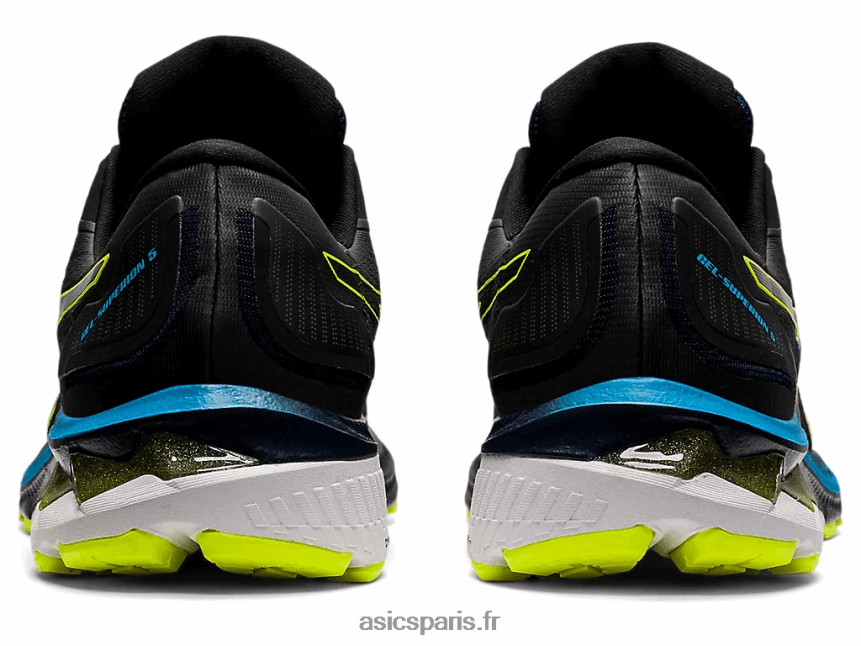 Hommes Asics gel-superion 5 BXL8B2687 bleu français/jaune de sécurité