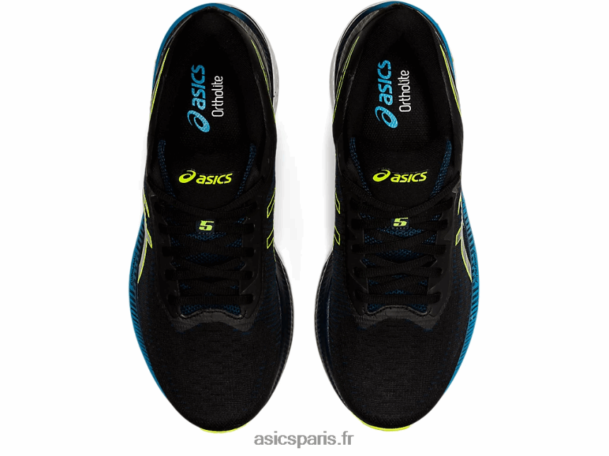 Hommes Asics gel-superion 5 BXL8B2687 bleu français/jaune de sécurité