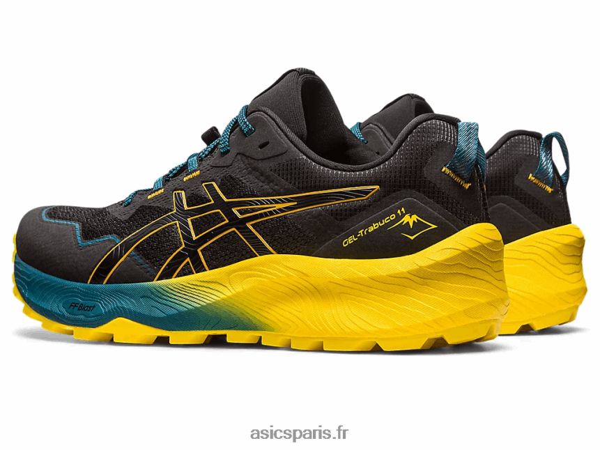 Hommes Asics gel-trabuco 11 BXL8B2236 noir/tempête de sable