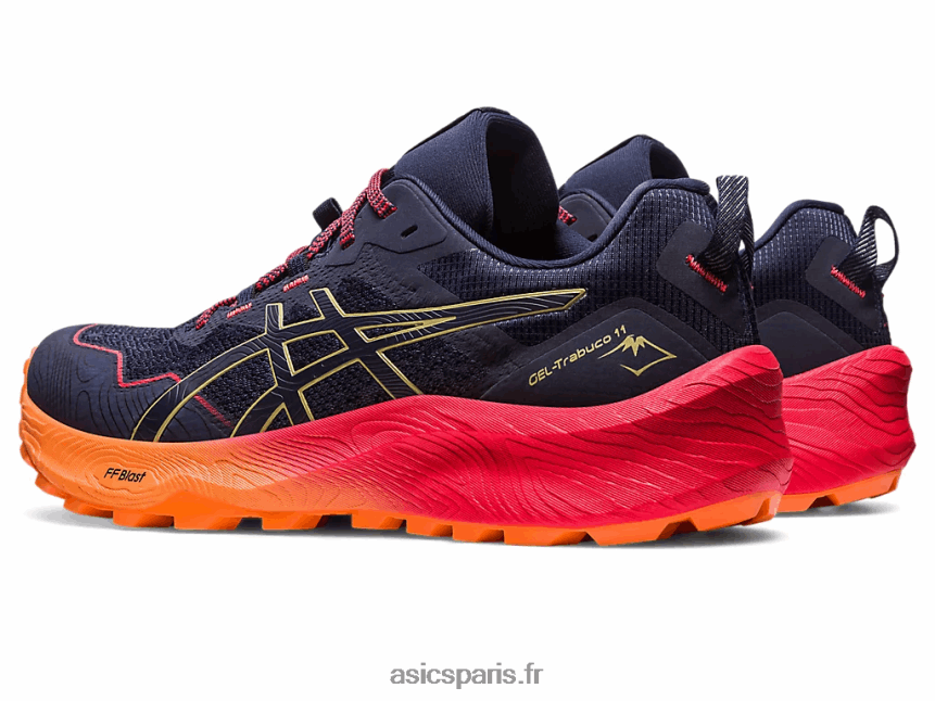 Hommes Asics gel-trabuco 11 BXL8B2250 bleu indigo/huile d\'olive