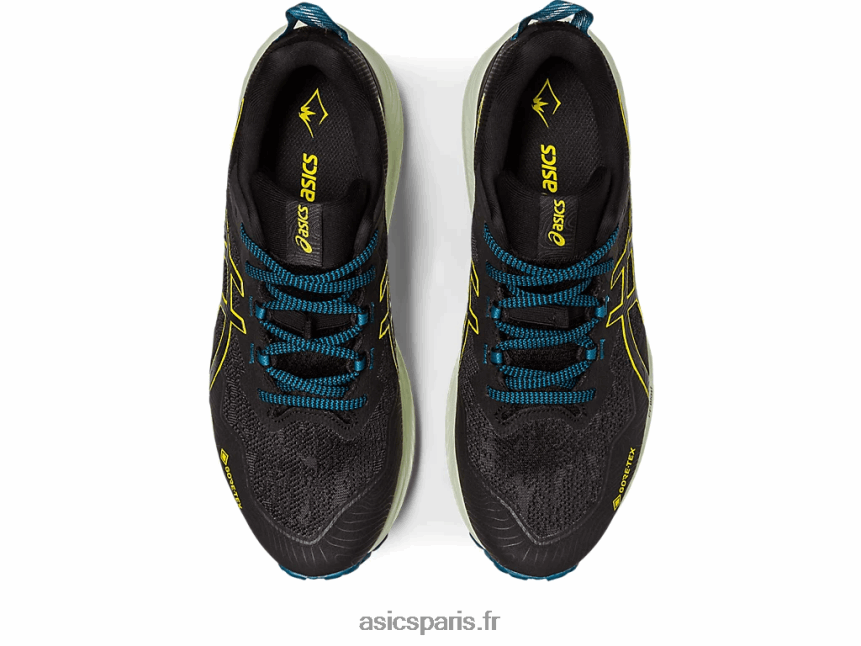 Hommes Asics gel-trabuco 11 gtx BXL8B253 noir/jaune doré