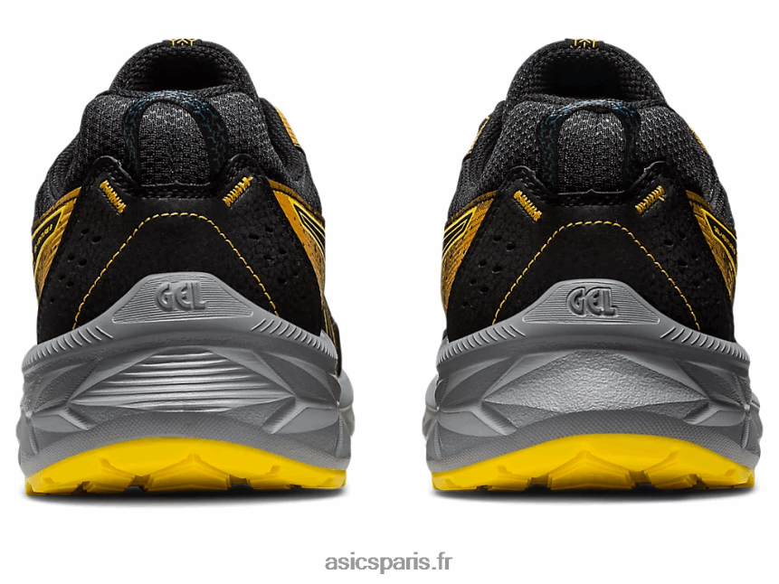 Hommes Asics gel-venture 9 BXL8B2103 noir/jaune doré
