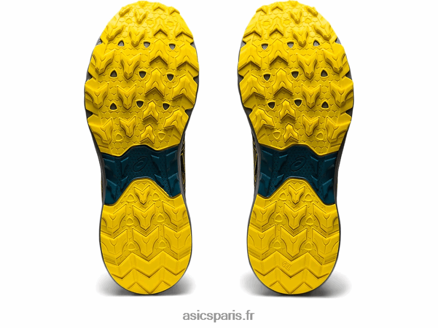 Hommes Asics gel-venture 9 BXL8B2103 noir/jaune doré