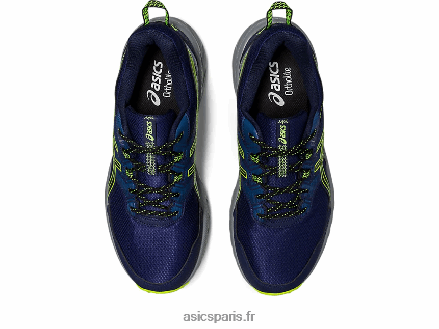 Hommes Asics gel-venture 9 BXL8B2107 caban/jaune de sécurité