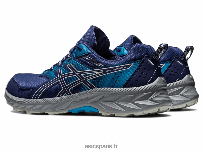 Hommes Asics gel-venture 9 BXL8B2108 bleu indigo/sauge clair