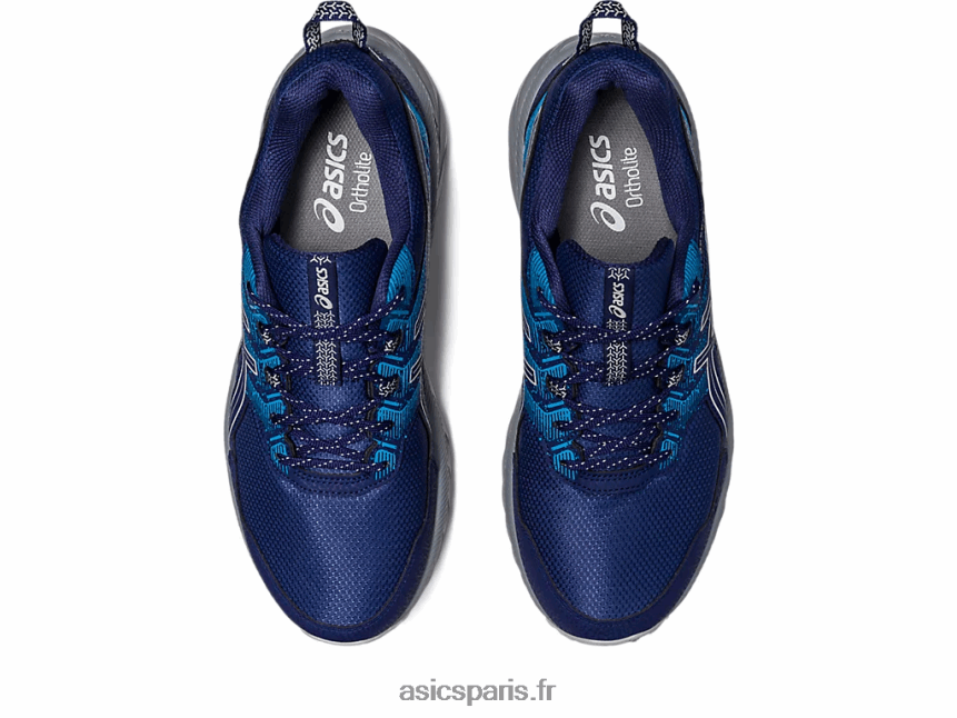 Hommes Asics gel-venture 9 BXL8B2108 bleu indigo/sauge clair