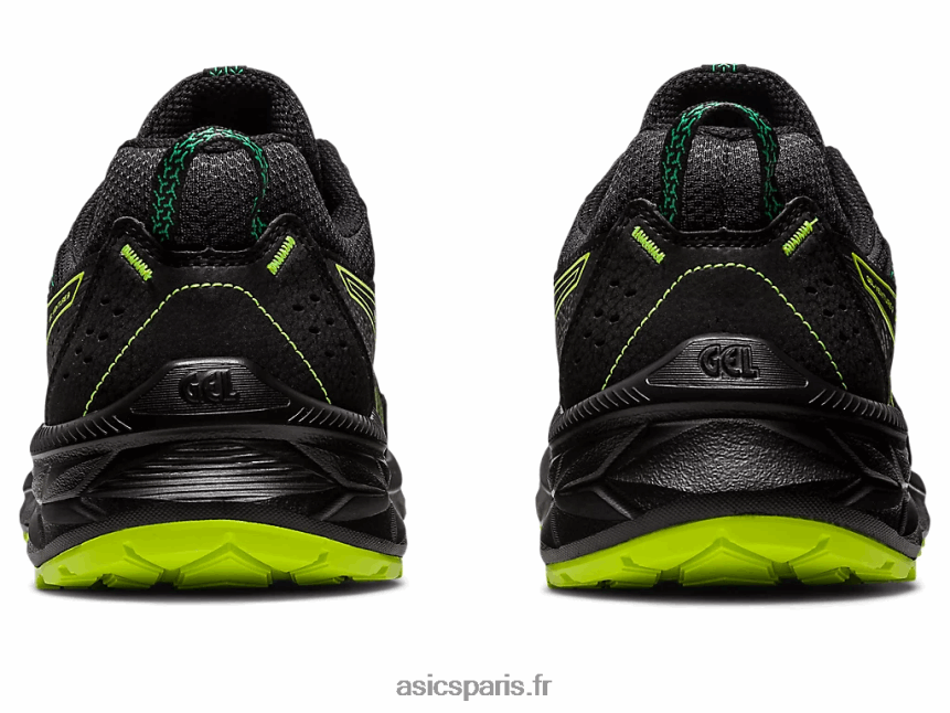 Hommes Asics gel-venture 9 BXL8B2111 noir/zeste de citron vert