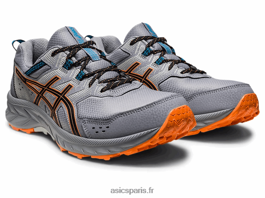 Hommes Asics gel-venture 9 BXL8B275 feuille de roche/pêche soleil