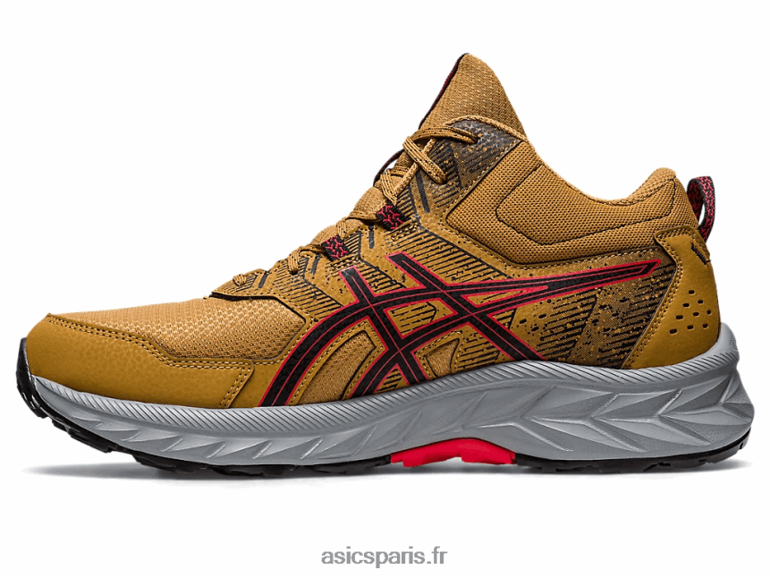 Hommes Asics gel-venture 9 mt BXL8B2121 beige presidio/rouge électrique