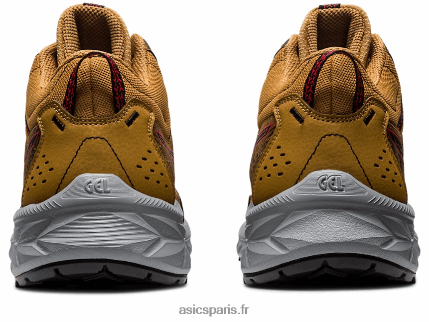 Hommes Asics gel-venture 9 mt BXL8B2121 beige presidio/rouge électrique