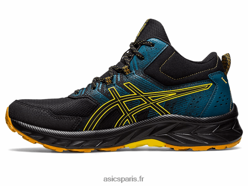 Hommes Asics gel-venture 9 mt BXL8B2125 noir/jaune doré