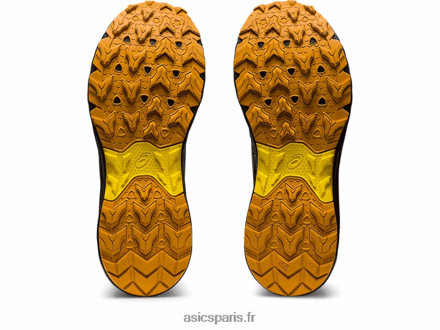 Hommes Asics gel-venture 9 mt BXL8B2125 noir/jaune doré
