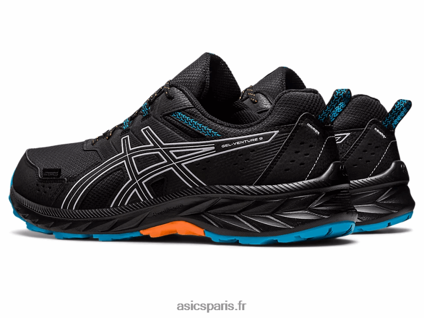 Hommes Asics gel-venture 9 étanche BXL8B2129 noir/violet crépuscule