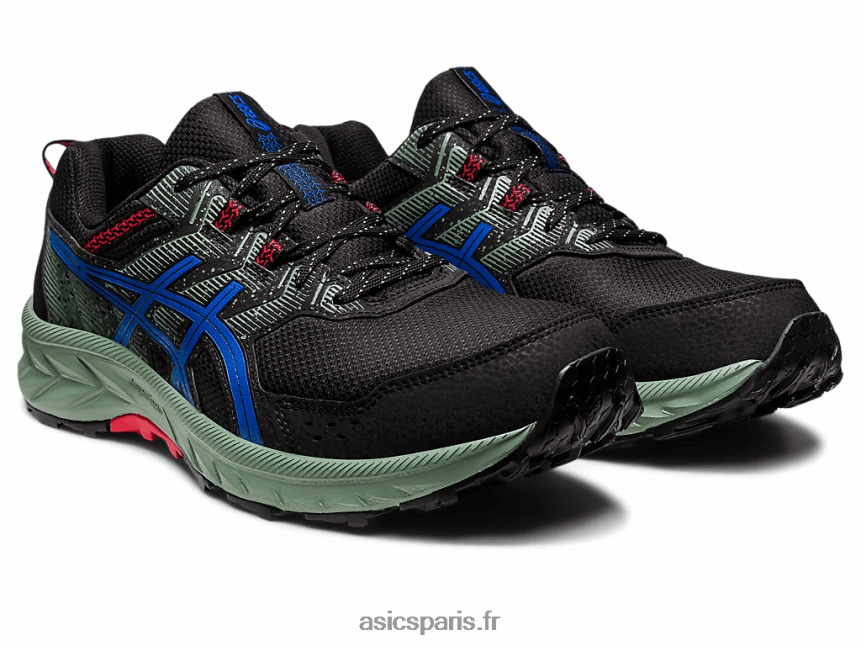 Hommes Asics gel-venture extra large BXL8B287 noir/bleu thon