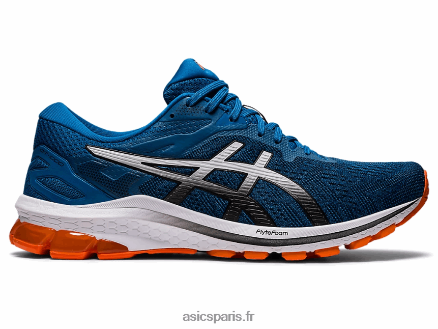 Hommes Asics gt-1000 10 extra large BXL8B21940 reborn bleu/noir