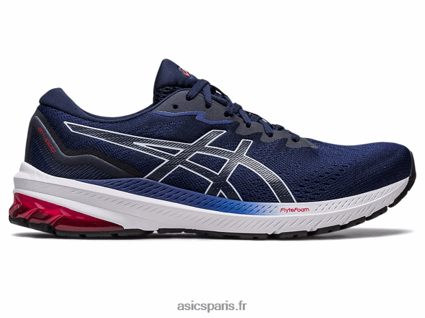 Hommes Asics gt-1000 11 de large BXL8B2495 bleu indigo/minuit