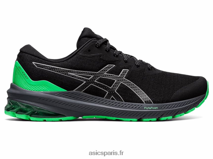 Hommes Asics gt-1000 11 lite-show BXL8B2730 noir/nouvelle feuille