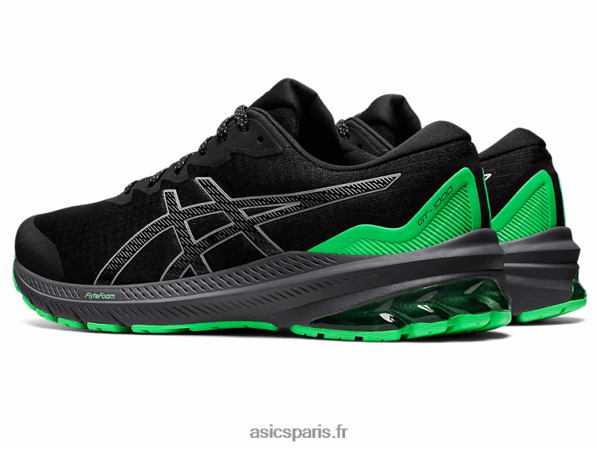 Hommes Asics gt-1000 11 lite-show BXL8B2730 noir/nouvelle feuille