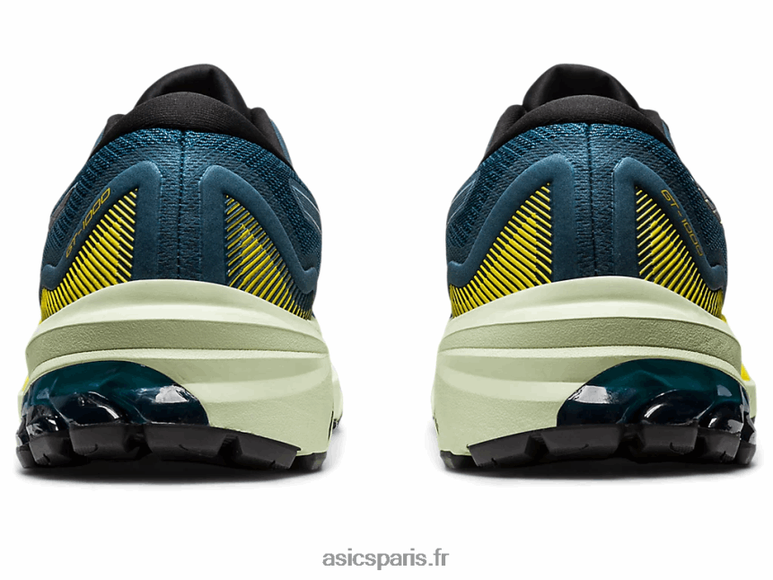 Hommes Asics gt-1000 11 tr baignade nature BXL8B2524 bain nature/jaune doré